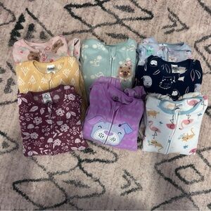 Assorted Baby Sleepers Set